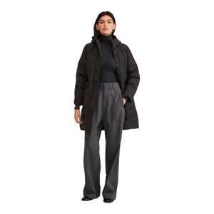 EVERLANE NWT ReNew Long Puffer Parka Coat women's sz L in black NEW